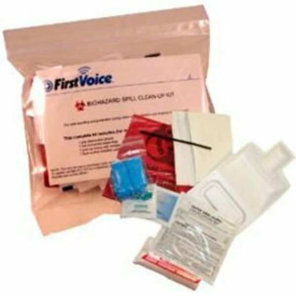 Think Safe First Voice Basic Bloodborne Pathogen Clean-Up Kit, Polybag BP001
